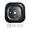 CAMGJORT Black Thermostat Decorative Wall Plate Bracket Compatible with New
