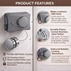 Retractable Clothesline Indoor Outdoor - Max Load 44 lbs, Heavy