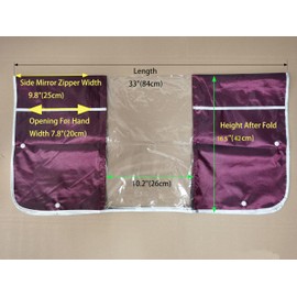 LU2000 Mobility Scooter Control Panel Cover, Tiller Waterproof Panels Case, Electric Bike Center Control Dust Waterproof Cover Rain Enclosure Large Size