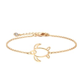 Jenosy 14K Gold-Plated Bracelet Women's Gold, Stainless Steel