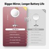 9 Inch Double-Sided Makeup Mirror, 1X/30X, 3 LED Lights, 5000mAh