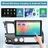 Car Stereo Fit for Honda Civic 2006-2011, 4+64G Wireless Carplay