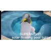 Supernight 2 Pack Solar Floating Penguin Lights with Remote Waterproof