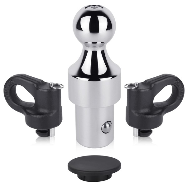 TIPHOPE 60692 Puck System Gooseneck Hitch Ball Kit,38000 lbs GTW,Heavy