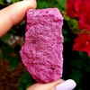 Red Honeycomb Ruby Corundum from Brazil - Raw rough free