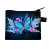 FAVORTALK Coin Purse for Women Small Change Pouch with Butterfly