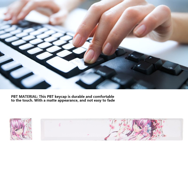 2pcs Custom Keycaps Durable PBT Compact DIY Making Attractive Decorative