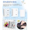 SIVAN Sticker Book A7 Size Clear Notebook Binder 【Simply press