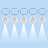MODOAO LED Keychain Small Torch Light, 5 Pack White Light