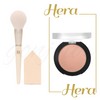 Hera Powder Brush Puff + Hera Sensual Powder Matte Eyeshadow No. 01 Rosy Suede 6.5g Set / 헤라 파우더 브러쉬퍼프+헤라 센슈얼 파우더 매트 아이섀도우 01호 로지스웨이드 6.5g 세트