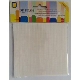 Personal Impressions 3.3100 Double Sided Foam Squares, Multicolour