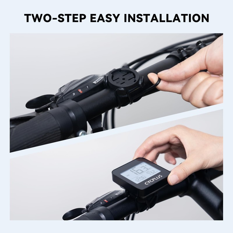 CYCPLUS GPS Bike Computer, Wireless Cycling Computer with Automatic Backlight,