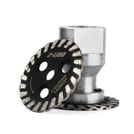 Z-LION 1-3/5" Diamond Saw BIade with RemovabIe 5/8-11 FIange Engraving Cutting Disc Carving Concrete Granite 40mm 2+1 Pack