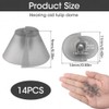 14 PCS Hearing Aid Tulip Dome Replacement Compatible with GN
