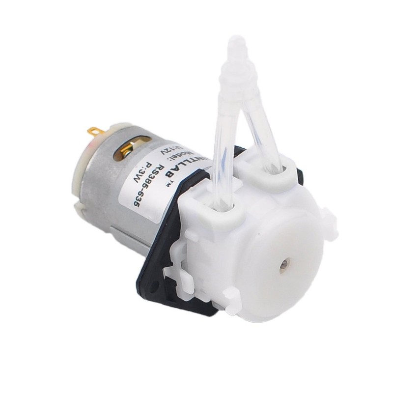 INTLLAB 4pcs/Pack 12V DC DIY Peristaltic Liquid Pump Dosing Pump