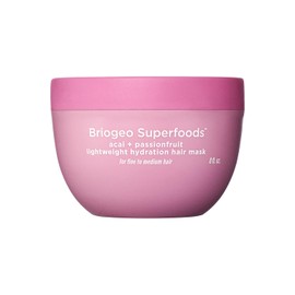 Briogeo Superfoods Acai + Passionfruit Lightweight Hydration Hair Mask – Deep Conditioner for Fine Hair, Boosts Shine & Softness, Weightless Moisture, Vegan & Cruelty-Free