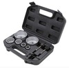 Wiltec Hole Saw Set 9-Piece Can Drill, 6 Drill Bits