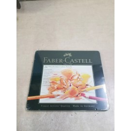Faber-Castell Faber-Castel 24 Piece Polychromous Colored Pencil Set in Metal Tin
