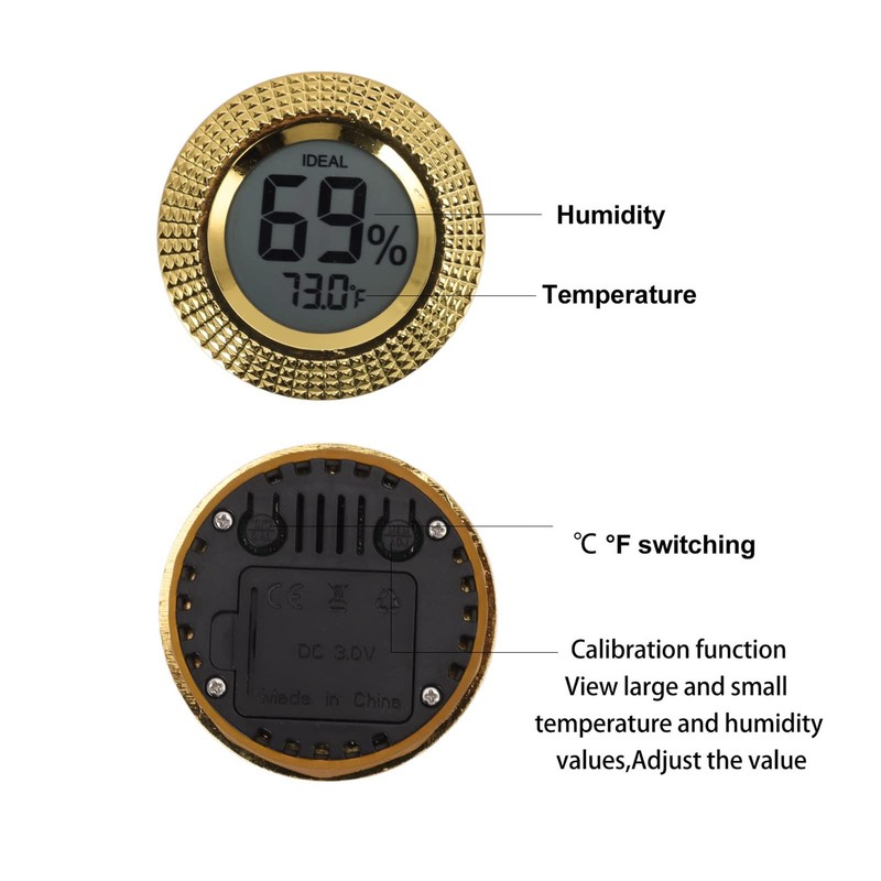 Topyond Digital Hygrometer Thermometer Humidity Meter, High Accuracy LCD Display