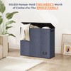 SOLEDI 180L 3-Section Laundry Hamper with Lid, Extra Large Dirty