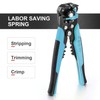 Power Conjoint Wire Stripper, 8" Automatic Wire Crimping Pliers Multi-Function