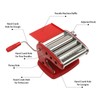 Pasta Maker Machine, Homemade Stainless Steel Manual Roller Pasta Maker