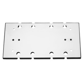 SG Store Base Plate Backing Pad Sheet Sander Spare Part 183x90mm Compatible with Makita BO3700 BO3710 BO3711 Power Tool Accessories