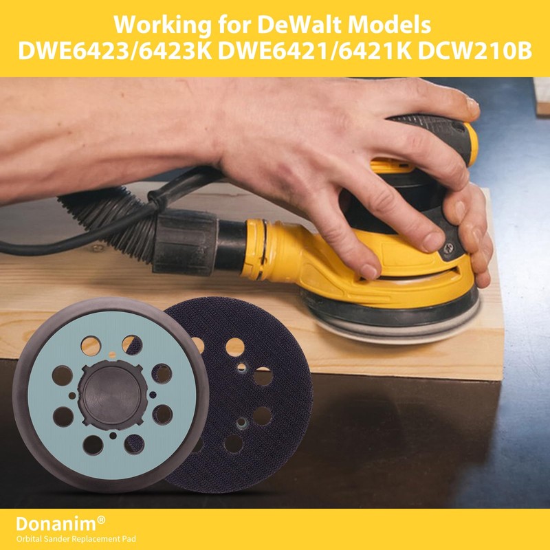 2 Pack Sander Pad for DWE64233 N329079, 5 Inch Hook