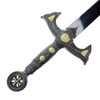 Crusader Medieval Sword with Wall Display Plaque. for Wall Decoration,