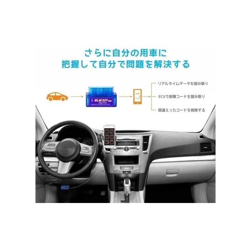 ELM327 OBD2 Diagnostic V2.1 Diagnostic Device Scan Tool for Cars,