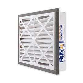 Zephyr 16x25x3 VGF Merv 11 Media Air Cleaner Replacement Filter for Return Air Grilles. Case of 3