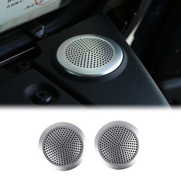 For Defender 110 Car Styling Aluminum Alloy Dashboard Circular Speaker