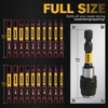 21-Piece 2.5" Allen-Wrench Hex Drill Bit Set: Durable Impact Allen