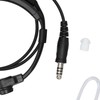 Throat Mic Headset 7.1mm Plug with PTT Adapter Push to