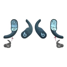 For Beats Genuine Beats Fit Pro Wingtips Replacements Ear Hook Rubber RIGHT + LEFT Gray