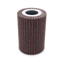 C.S. Unitec PTX Interleaf Combi Wheel | 180 Grit Metal & Wood Buffer Polisher Machine Attachment for Grinder Tool | 4" Diameter x 6" Wide (47323)