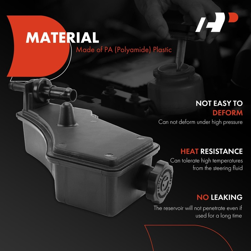 A-Premium Power Steering Reservoir Tank with Cap Compatible with Jeep