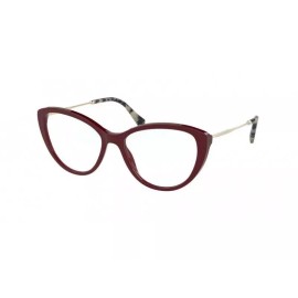 Miu Miu Eyeglasses MU 02SV  USH1O1 Burgundy Cat-Eye Optical Frame