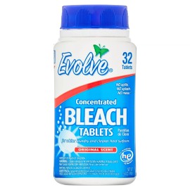 Evolve Ultra Concentrated Bleach Tablets, (Choose Your Scent & Pack) - Original Scent,64 Count