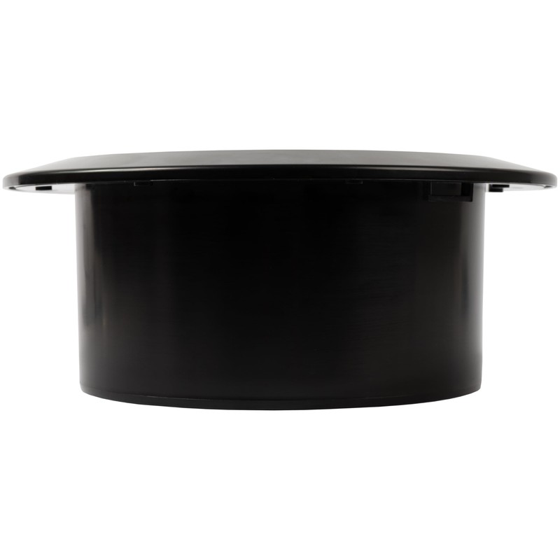Vent Systems 6'' Inch - Black - Plastic - Dismantable