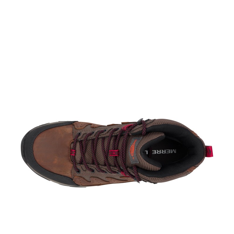 Merrell Men's Windoc Waterproof Steel Toe Mid Construction Boot, Rye,