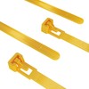 intervisio Cable Ties Resealable, 540 mm x 7.6 mm, Yellow,