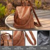 MultiValue Women's Leather Backpack, Classic Stylish Shoulder Bags, Handbag, Backpack,