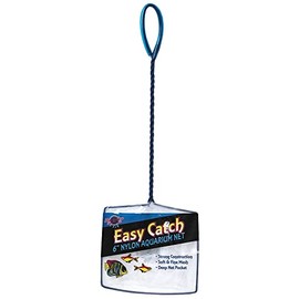 Blue Ribbon Easy Catch Fine Mesh Nylon Aquarium Net | Measures 6.25" X 16.75" X 0.5"