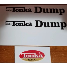 Tonka mighty TONKA DUMP DECAL SET 70"S style