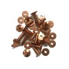 Copper Rivets & Burrs, 5/8" Size, No. 9, ¼ Pound