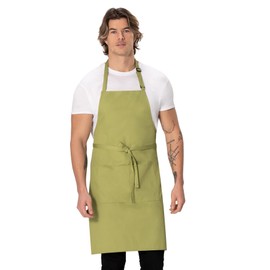 Chef Works Colour by B190 Adjustable Bib Apron, Lime