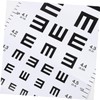 Hohopeti 2pcs Eye Exam Charts Standard Visual Testing Wall Chart