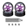 Abendor 4Pcs 22mm 1/28 Rc Car Drift Wheel Hub with