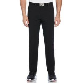 Callaway Men's Epic Five Pocket Golf Pants with Moisture Wicking Fabric and Tapered Fit, Caviar